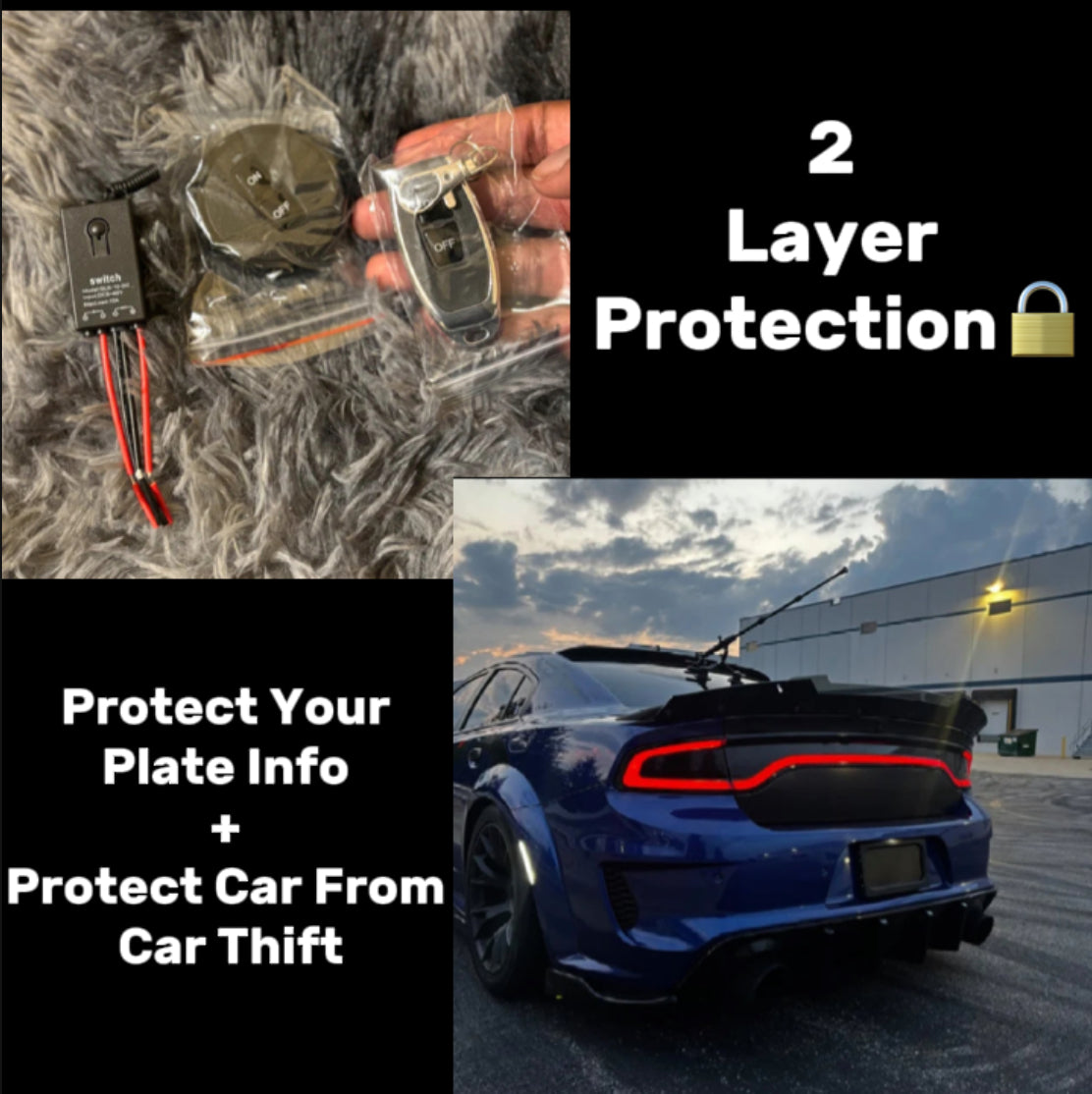 Ultimate Vehicle Protection Bundle – Kill Switch + Automatic Plate Blackout