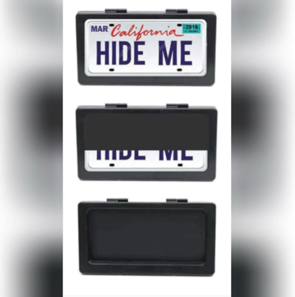 Automatic License Plate Blackout Cover