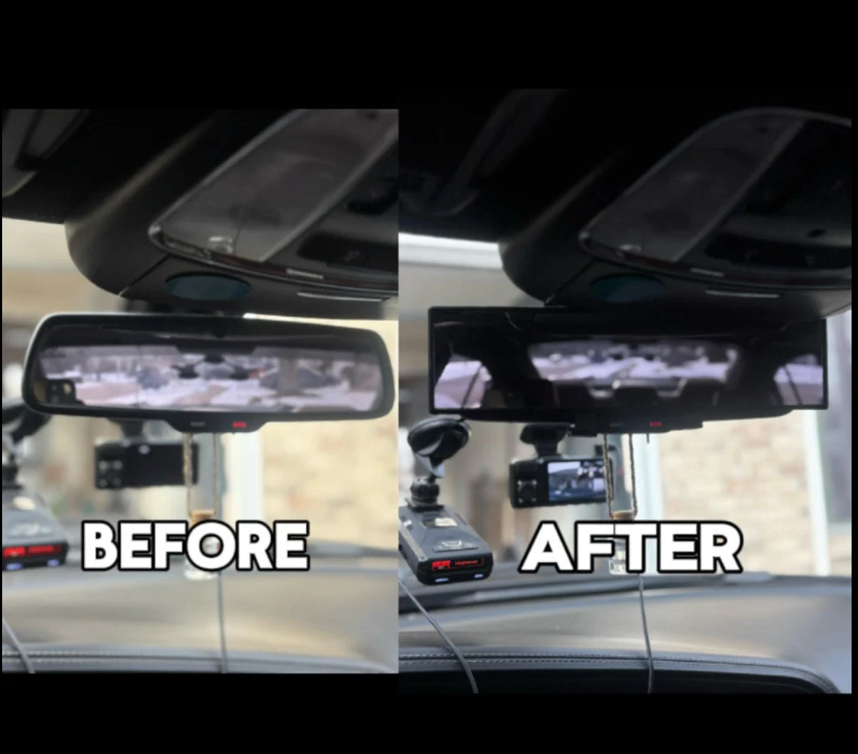 11.8″ Wide-Angle Rearview Mirror