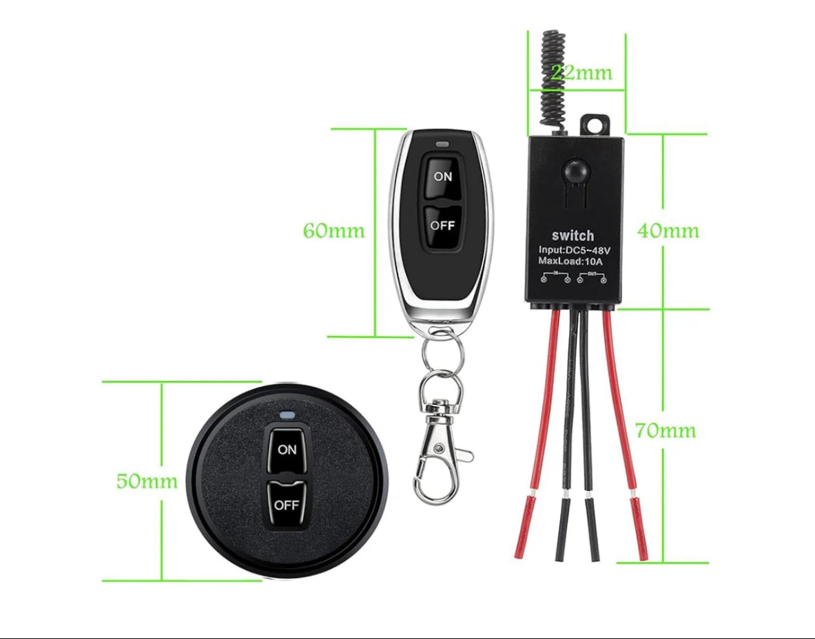 Wireless Remote-Control Vehicle Kill Switch