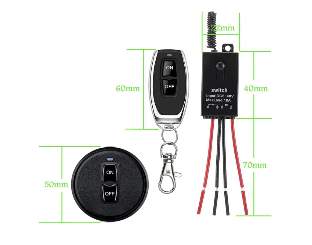 Wireless Remote-Control Vehicle Kill Switch