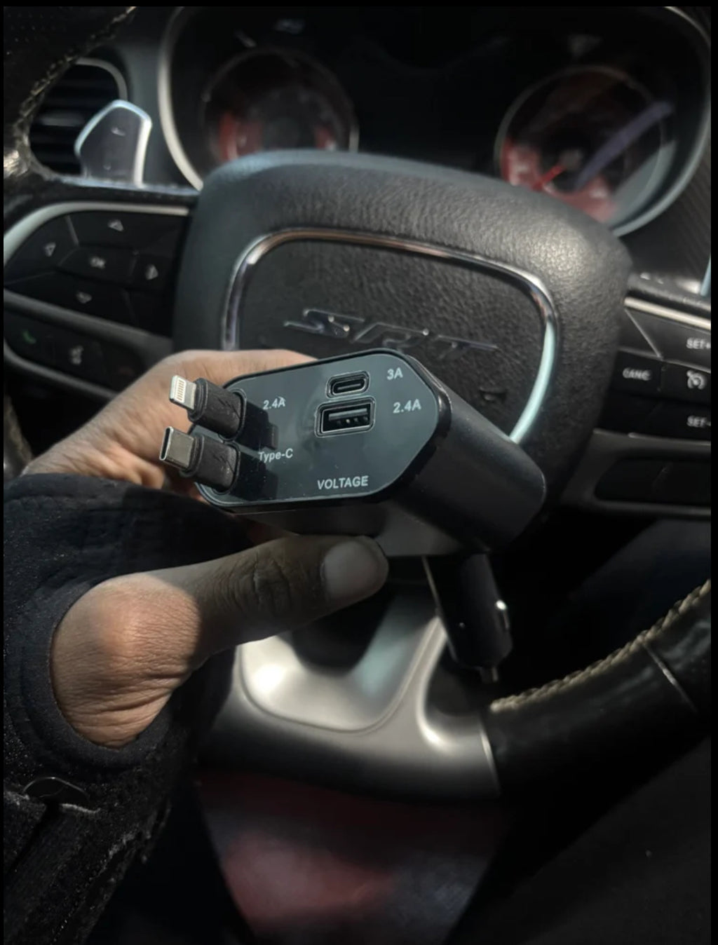 Retractable Fast Car Charger