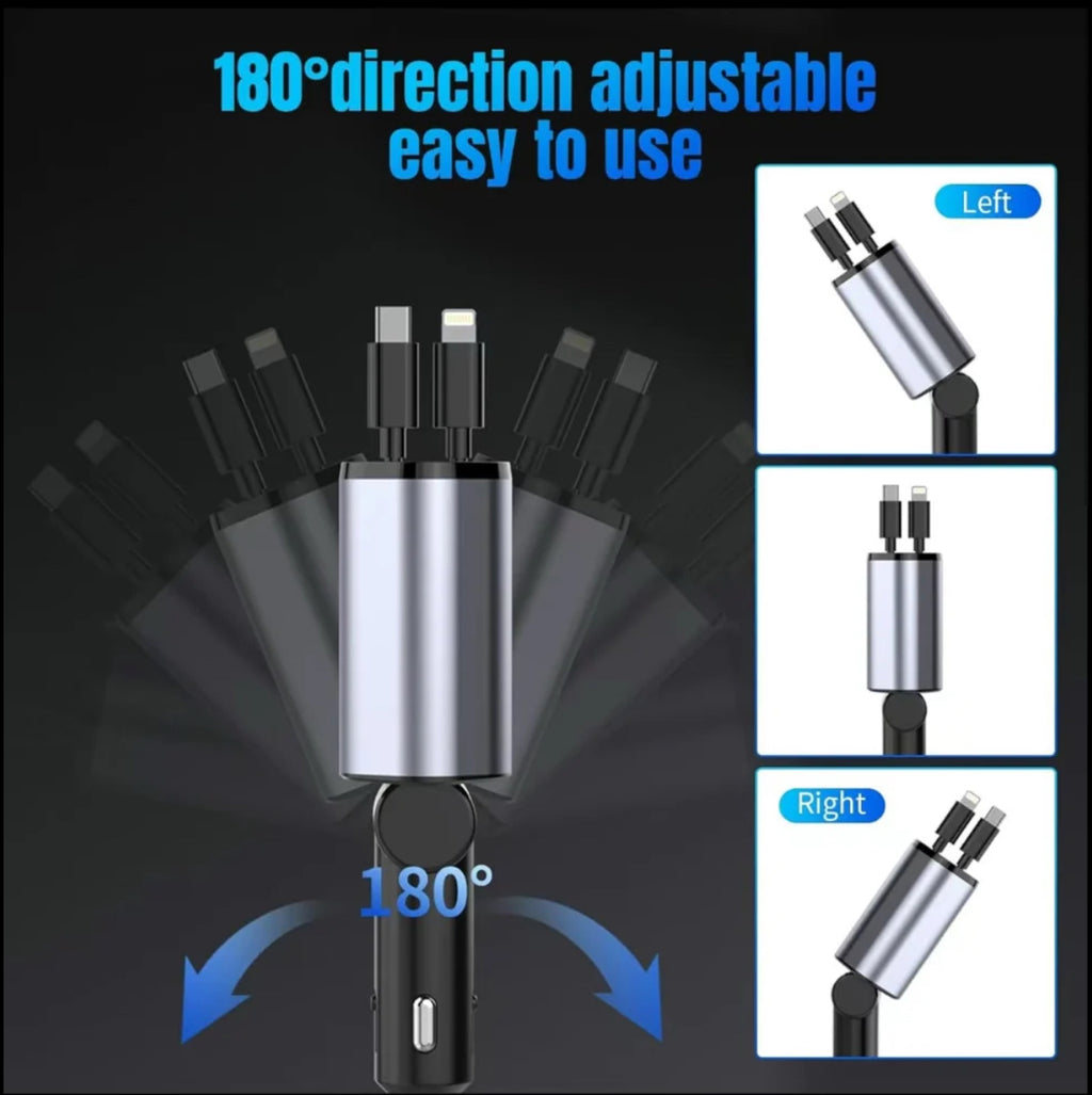 Retractable Fast Car Charger