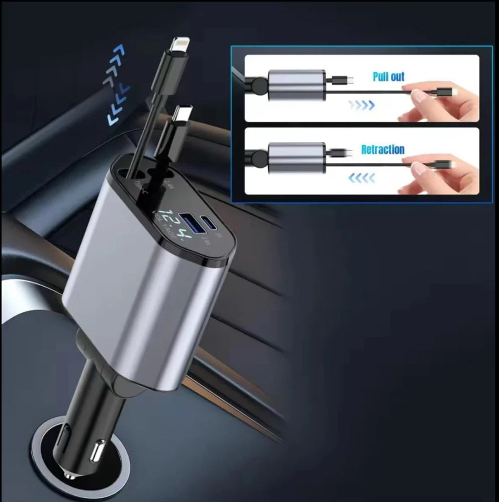 Retractable Fast Car Charger