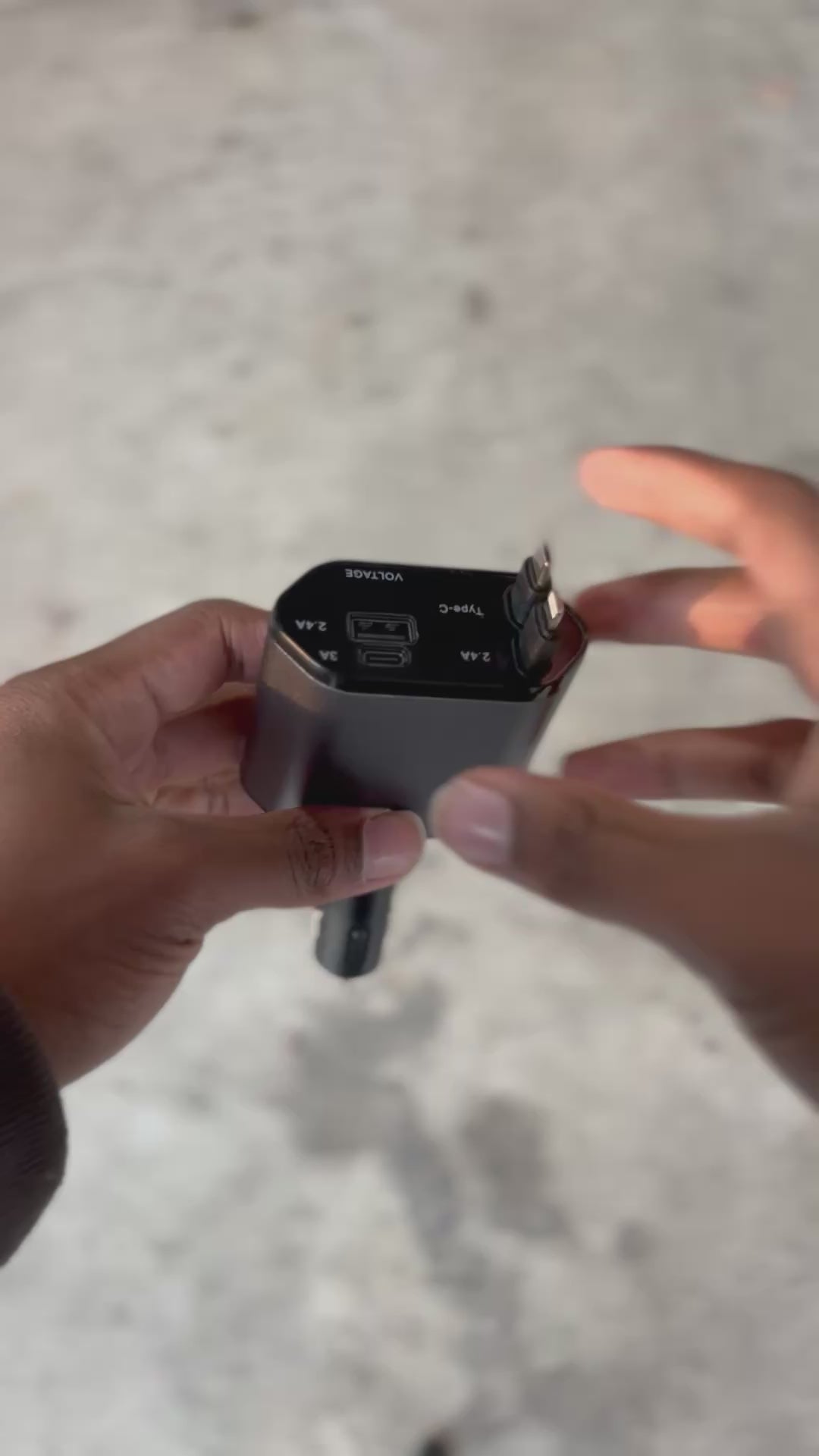 Retractable Fast Car Charger
