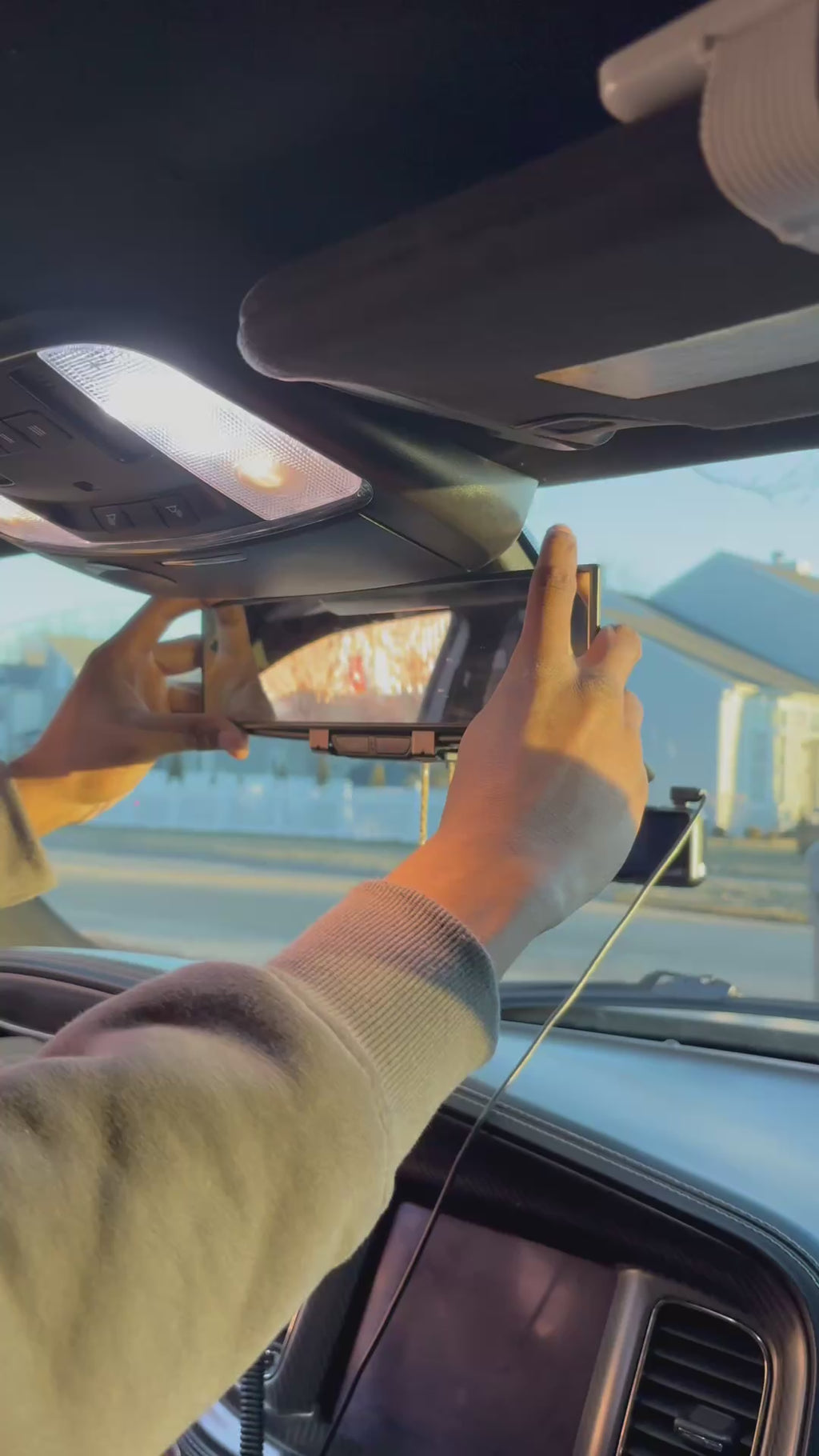 11.8″ Wide-Angle Rearview Mirror